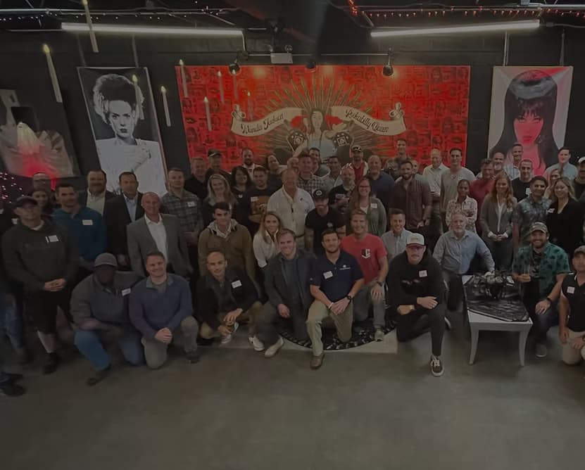 VBC chapter members group photo at a meeting